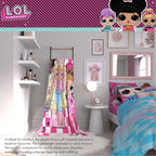 Franco Lol Surprise! Kids Bedding Super Soft Plush Throw Blanket, 46 In X 60 In, (Officially Licensed Product)