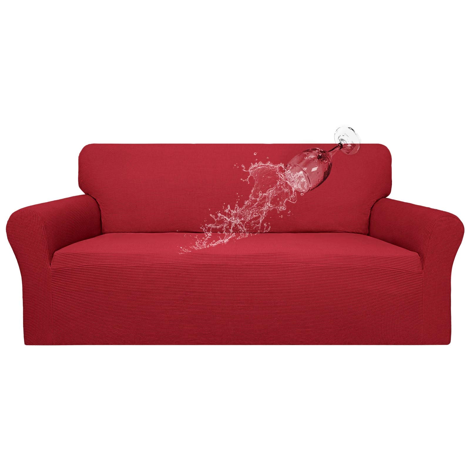 Easy-Going 100% Waterproof Couch Cover, Dual Waterproof Sofa Cover, Stretch Jacquard Sofa Slipcover, Leakproof Furniture Protect