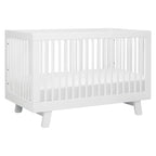 Babyletto Hudson 3-In-1 Convertible Crib With Toddler Bed Conversion Kit In White, Greenguard Gold Certified , 53.75X29.75X35 Inch (Pack Of 1)