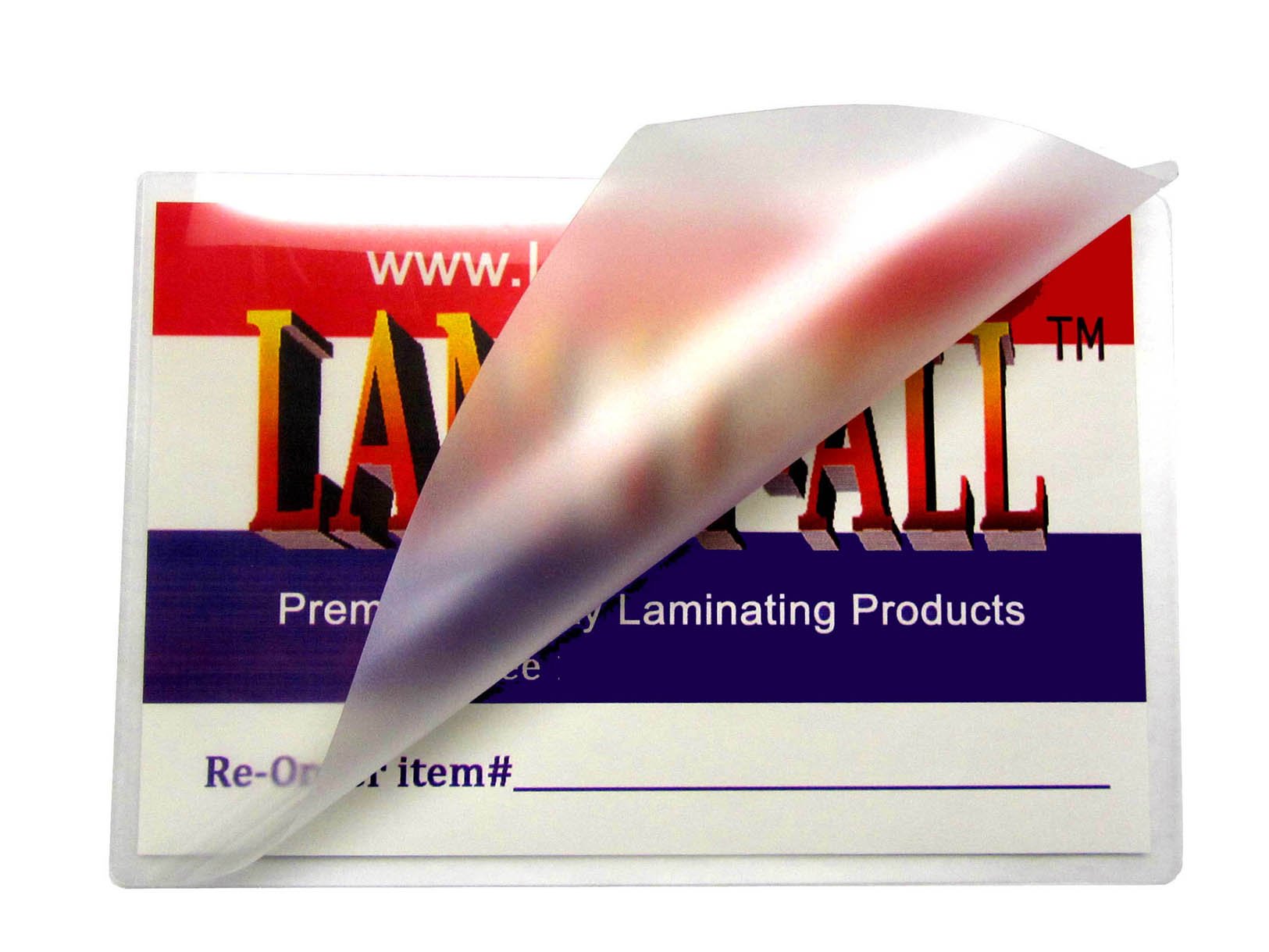 Lam-It-All File Card Hot Laminating Pouches 5 Mil 3-1/2 X 5-1/2 [Pack Of 100]