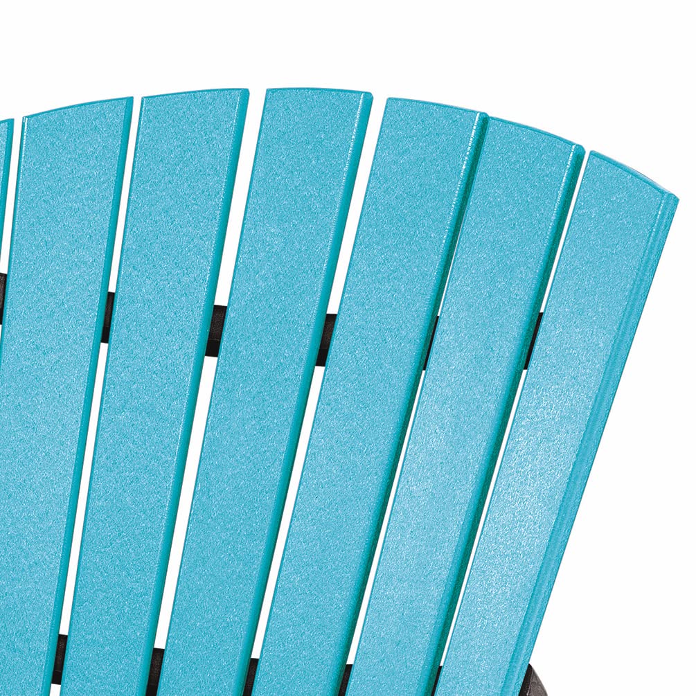 American Furniture Classics Rocking Chair, Aruba Blue and Black