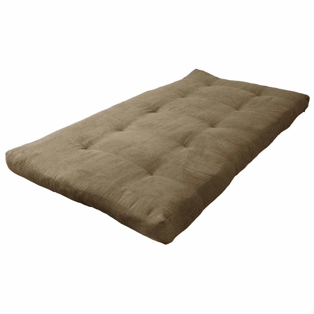 Blazing Needles Vitality 6&quot; Microsuede Futon Mattress, Twin, Java