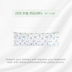 Elegant Comfort Ultra Soft 1-Piece Set Floral Print Pillowcases - 1500 Premium Hotel Quality Microfiber, Soft And Smooth Hidden Zipper Closure 1-Piece Pillow Covers - Body Pillowcase, Pink Celia