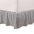 Martex Ruffled Bed Skirt - Easy Fit Lightweight 100% Microfiber Dust Ruffle - Ruffles For Queen Beds - Hotel Quality With 16 Inc