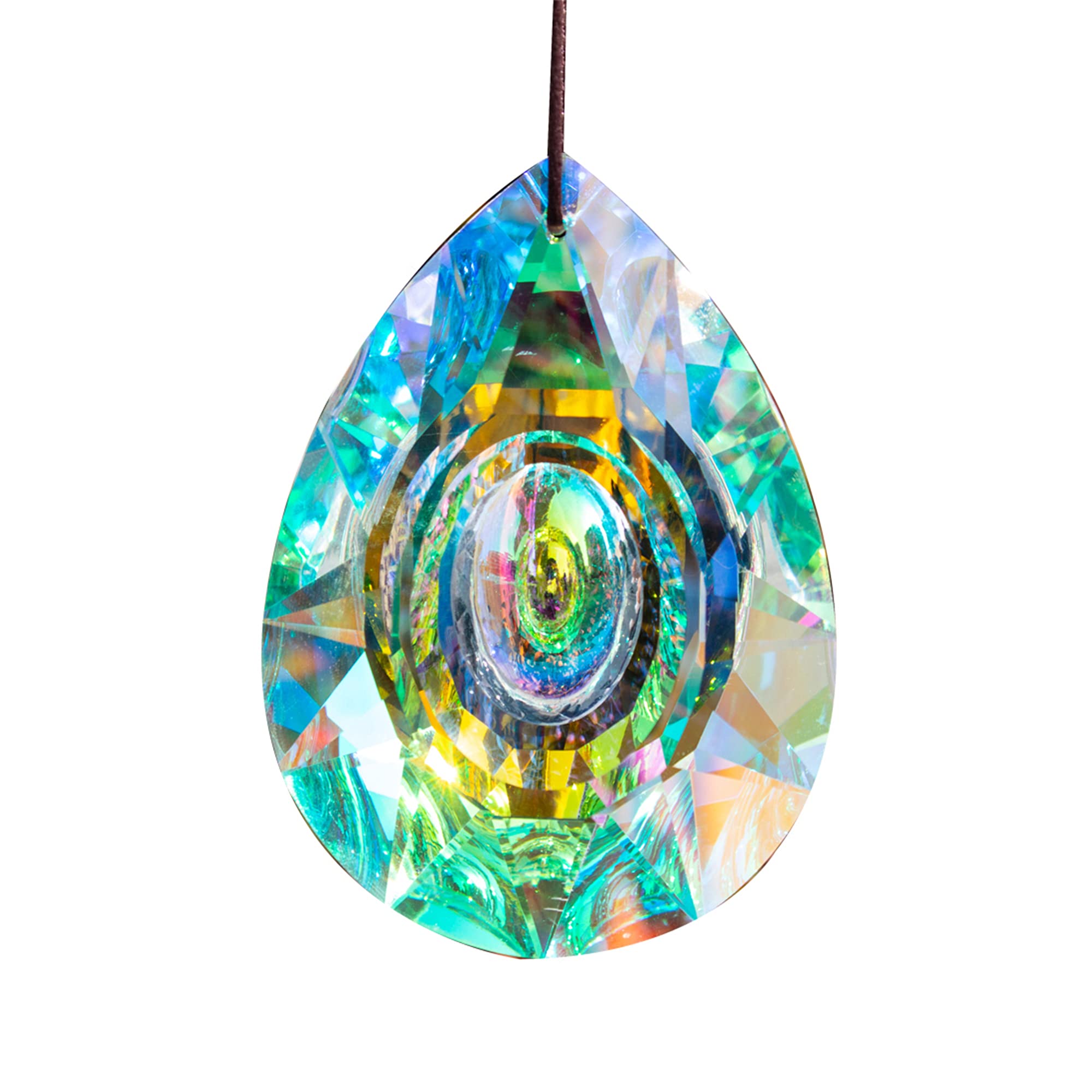 H&D Hyaline & Dora 89Mm/3.5In Hanging Chandelier Crystals Prisms For Window Suncatchers Chandelier Parts Rainbow Maker Pendants