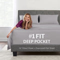 Twin Xl Sheets Sets - Bed Sheets Twin Xl Deep Pocket Sheets - Xl Twin Sheets 3 Piece Set 16    Deep Pockets Fitted Sheet Perfect