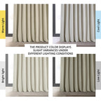Hpd Half Price Drapes Signature Velvet Thermal Blackout Curtains For Living Room 96 Inch Long (1 Panel) Rod Pocket Insulated Blackout Curtains For Bedroom Window Curtains, 100W X 96L, Cool Beige