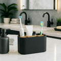 Tooth Brush Holder Bathroom, Bathroom Organiser Without Drill, Brush Holder for Bathroom Organizer, Toothbrush Holder Stand, Bru