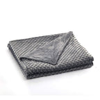 Relaxblanket '40'X60' Duvet Cover For Weighted Blanket | Premium Super Soft Minky Dot | Dark Grey