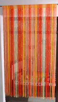 HOMADORN Polyester Solid Pattern Beautiful Threads String Door Curtain, Window Curtain, Coloured String Curtains, Decorative Cur
