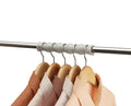 Joseph Joseph Orderly Clothes Rod Spacers 2pk, for Shirts, Skirts and Pants, Wardrobe Hanger and Poles Organizer