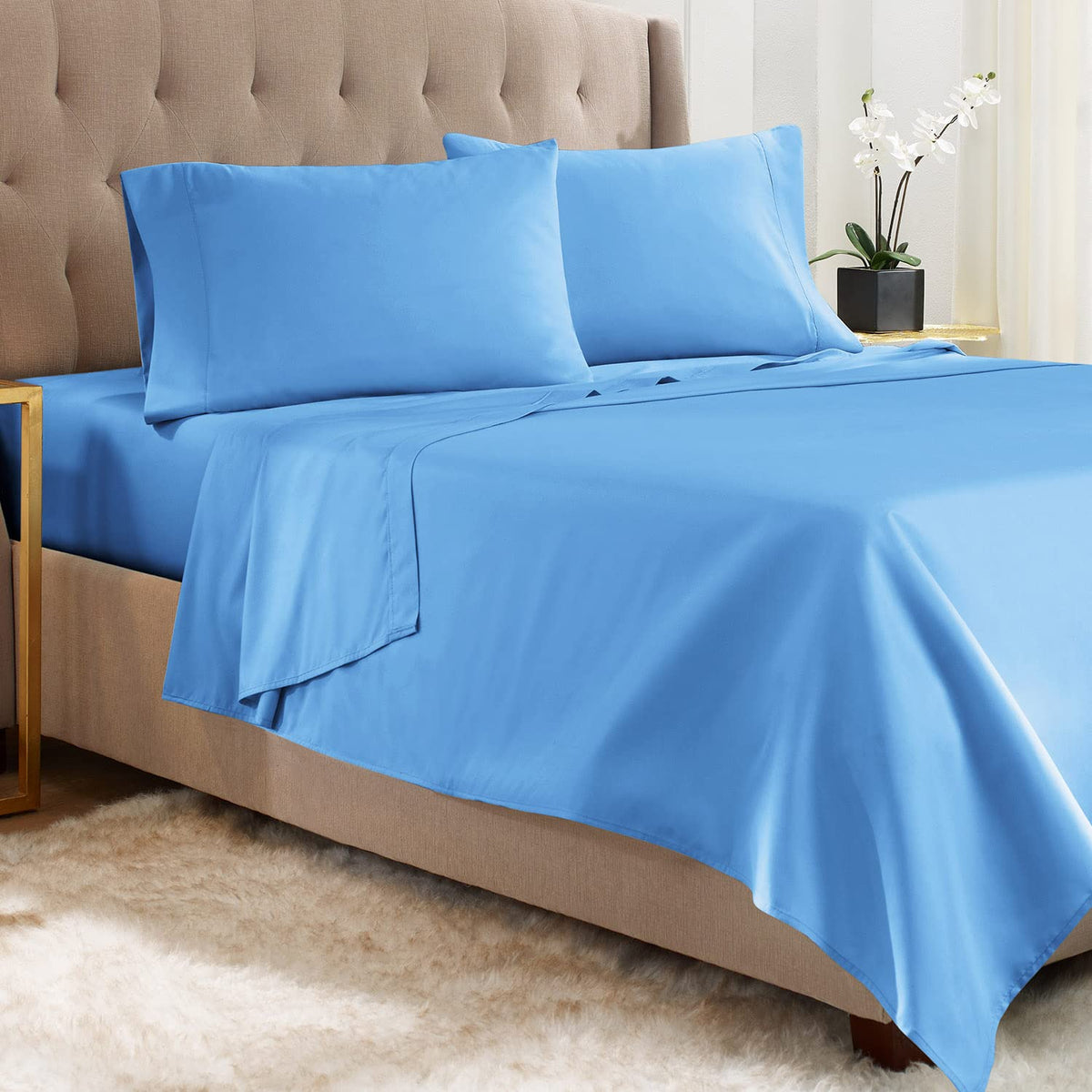 Empyrean Twin Xl Sheets Set - 3 Pc Super Soft Twin Xl Bed Sheets - Double Brushed Microfiber Xl Twin Sheets - Hotel Luxury Calm