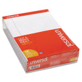 Universal 20630 Perforated Edge Writing Pad, Legal Ruled, Letter, White, 50 Sheet, Dozen