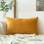 Miulee Fall Velvet Soft Soild Decorative Square Throw Pillow Cover Cushion Case For Sofa Bedroom Car 12 X 20 Inch 30 X 50 Cm