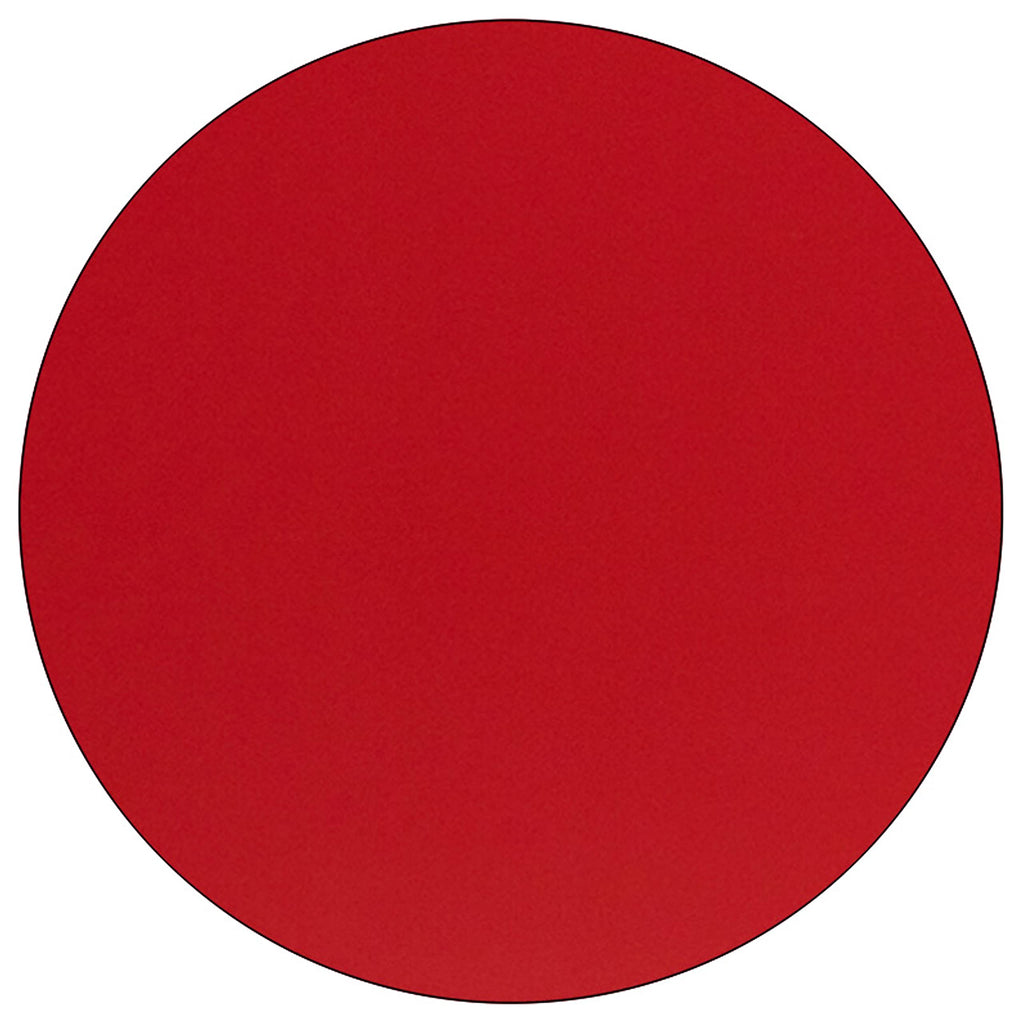 Flash Furniture 48 Rnd Red Activity Table, 48" W X 48" D X 30.5" H