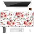 Idonzon Extended Gaming Mouse Pad (35.4X15.7 Inch 3Mm Thick), Soft Cute Extra Large Xxl Waterproof Thicken Desk Mouse Keyboard M