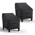 Mrrihand Patio Chair Covers, Lounge Deep Seat Cover Waterproof, Heavy Duty Outdoor Lawn Patio Furniture Covers (38' W X 31' D X 29' H - 2 Pack)