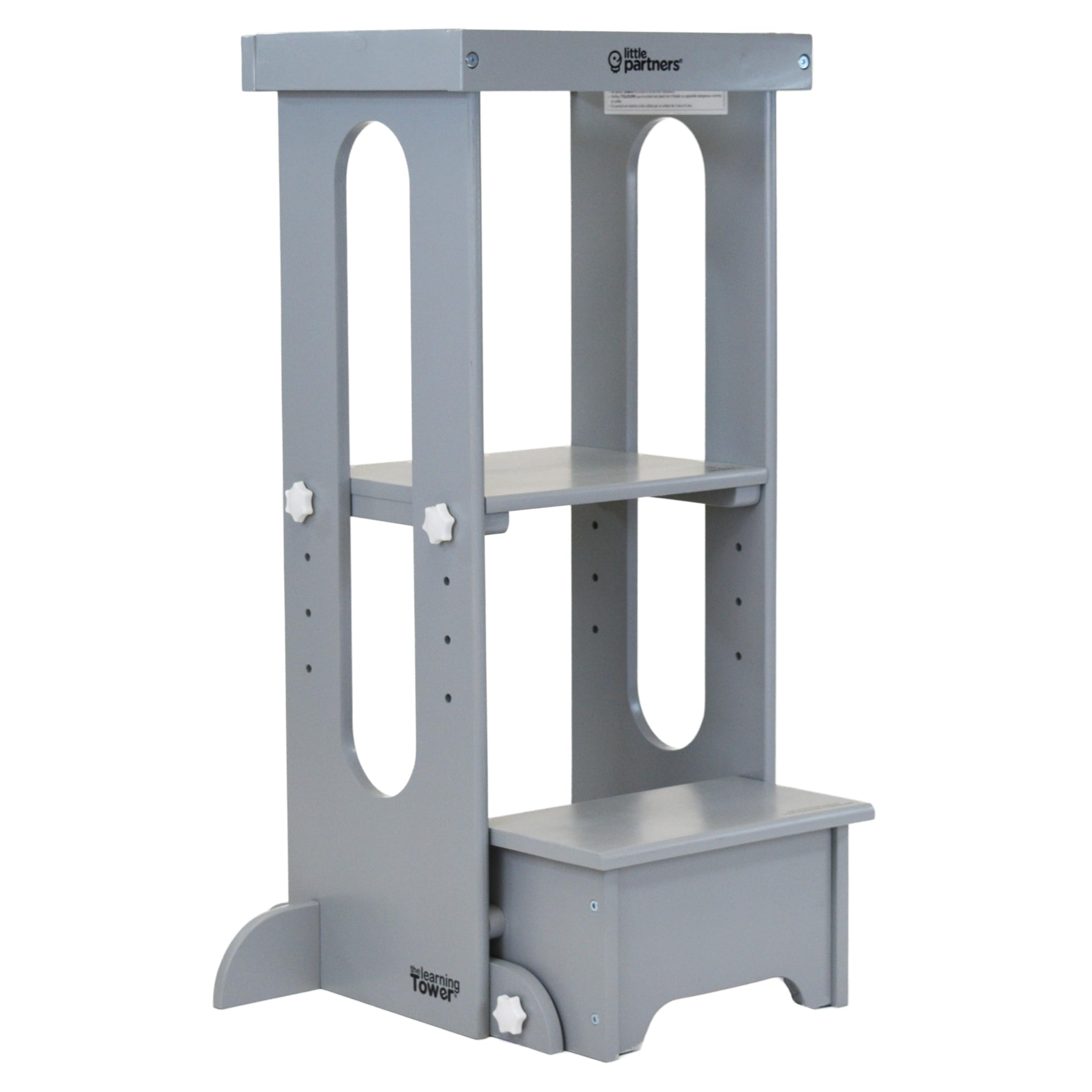 Little Partners Learning Tower Toddler Tower, Explore 'N Store Montessori Kitchen Tower For Cooking And Learning, 22.28' L X 19