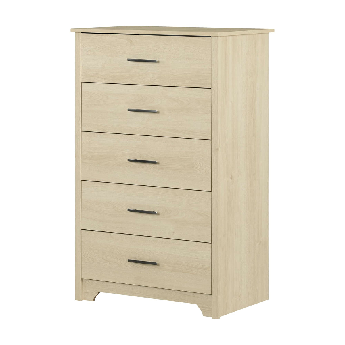 South Shore Fusion 5-Drawer Chest, Bleached Oak