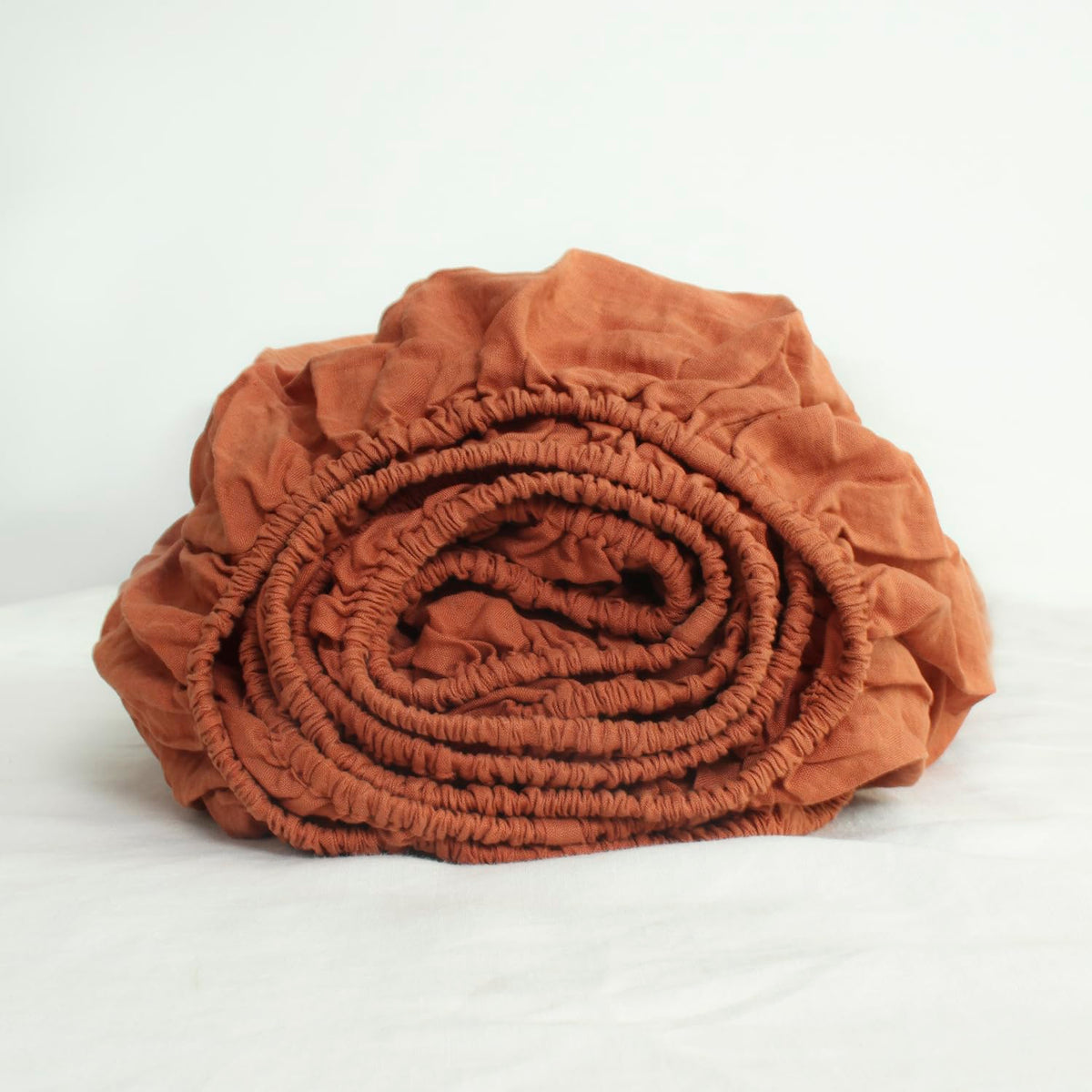 S Victory Symbol 100% Organic Linen King Fitted Sheet 1 Piece 16Inch Deep Pocket,Natural French Flax Bottom Sheet 78'X80',Soli