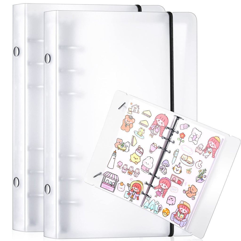Spakon Sticker Collecting Album Sheets Reusable Sticker Book Sticker Collection Accessories For Collecting Back To School Gifts,