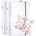 Spakon Sticker Collecting Album Sheets Reusable Sticker Book Sticker Collection Accessories For Collecting Back To School Gifts,