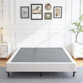 Aldrich 7 Inch California King Box Spring Bed Base, 3000 Lbs Heavy Duty Metal Frame Mattress Foundation With Cover, Easy Assembly