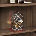 Snappsy Bathroom Cabinet, Adjustable Shelves, Under Sink Storage, Cream Color, Multifunctional Lipstick Holder 10G
