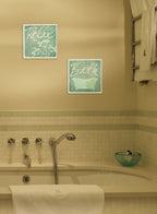Stupell Home D  Cor Cool Relax Bathroom Wall Plaque, 12 X 0.5 X 12, Proudly Made In Usa