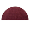 Pet Friendly Solid Color Area Rugs Cranberry - 20'' x 40'' Half Round, Indoor, Stain Resistant, Perfect for Living Room, Bedroom