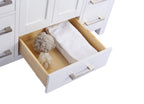 Laviva Wilson 42 - White Cabinet Matte White Viva Stone Solid Surface Countertop