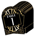 Big Dot of Happiness Roaring 20s - 1920s Art Deco Jazz Party Double-Sided 5 x 7 inches Cards - Table Numbers - 1-20