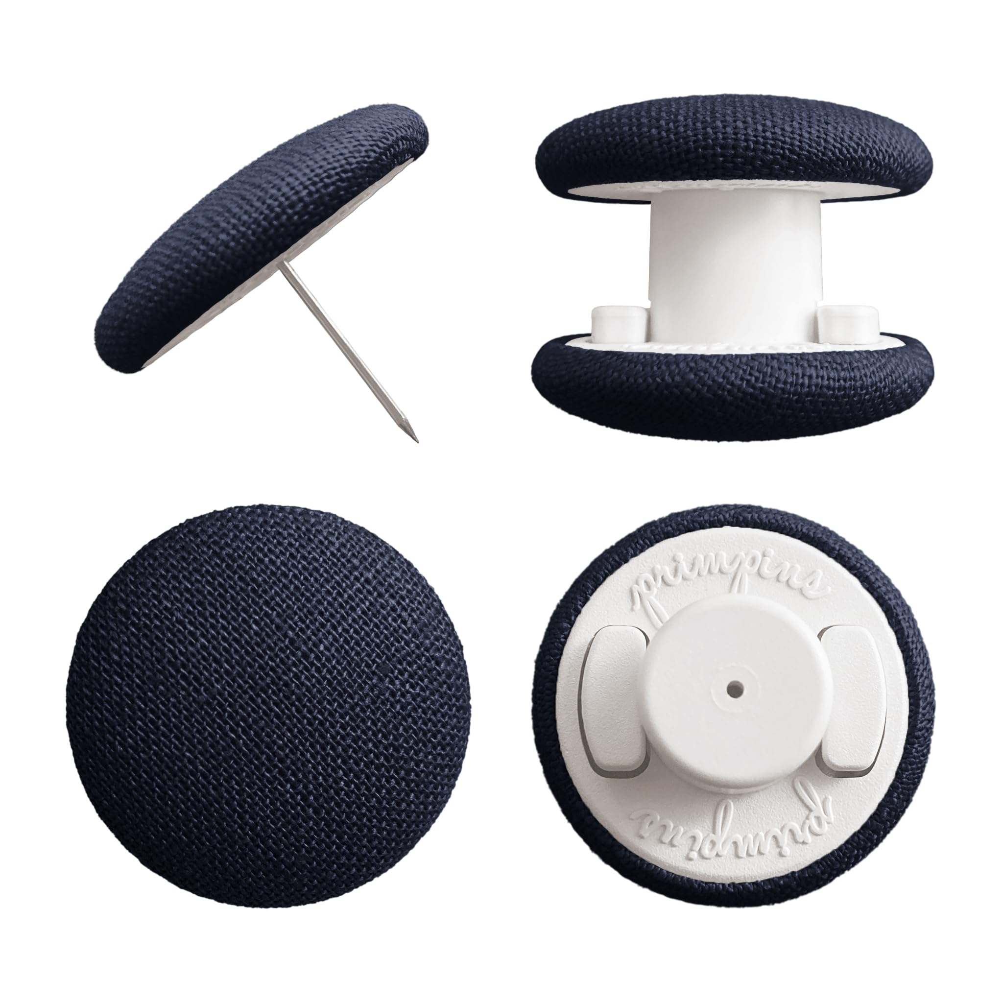 Primpins Duvet Clips - Classic Linen - 20 Colors Available - Double Sided Pin Fasteners - Prevents Comforter From Shifting In Co