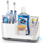 PARKMANI Toothbrush Holders for Bathroom Countertop, Kids Electric Toothbrush and Toothpaste Holder, Bathroom Accessories Vanity