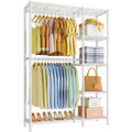 Ulif F2 Clothes Rack, 5 Tiers Heavy Duty Garment Rack for Bedroom, Freestanding Adjustable Closet Storage Organizer, 45 W x 14.5
