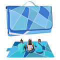 Picnic Blanket, Foldable Waterproof Sand Mat, Extra Large Picnic Blanket Outdoor Picnic Mat Beach Blanket for Park Grass Camping