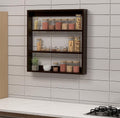WallMounted Wooden Kitchen Organizer Rack Shelf  Multipurpose Utensil Stand & Storage Shelf For Wall, Rustic Wood Kitchen Rack