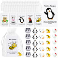 YULYNJQ 100Pack Positive Gifts Bulk Inspirational Teacher Dietitian End of Year Student Gifts,with Funny Card Organza Bag for Co