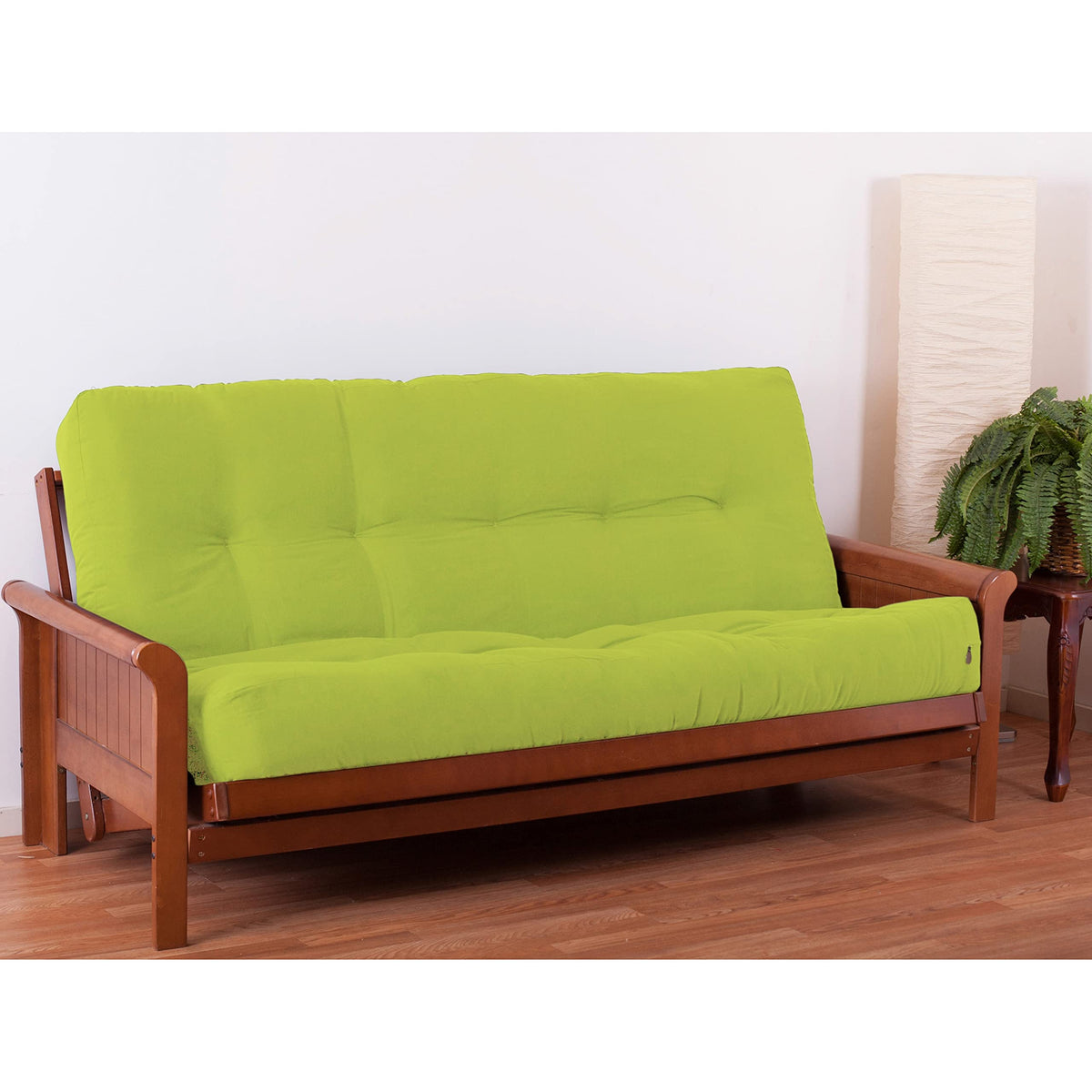 Blazing Needles Renewal 9&quot; Twill Futon Mattress, Full, Mojito Lime