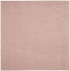 Nourison Essentials Indoor/Outdoor Pink 7' X Square Area -Rug, Easy -Cleaning, Non Shedding, Bed Room, Living Room, Dining Room, Backyard, Deck, Patio (7 Square)