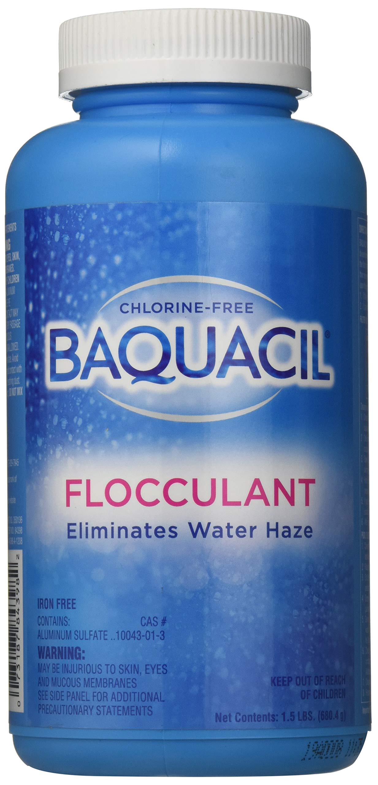 Baquacil 84398 Flocculant Water Haze Eliminator Swimming Pool Clarifier, 1.5 Lbs