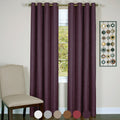 Achim Taylor  Lined Grommet Panel  52 X 84 Aubergine