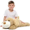 Beniny Giant Dog Puppy Stuffed Animal 32', Cute Big Stuffed Dog Body Pillow For Kids, Large Stuffed Animals Dogs Plush Toy Gift