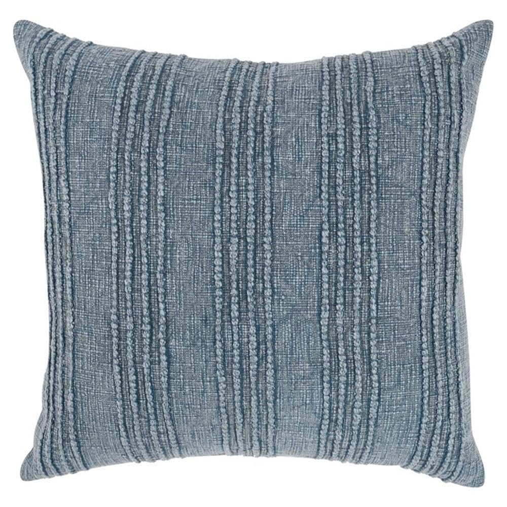 Kosas Home Hannah 22X22 Stripe 100 Percent Cotton Throw Pillow In Blue