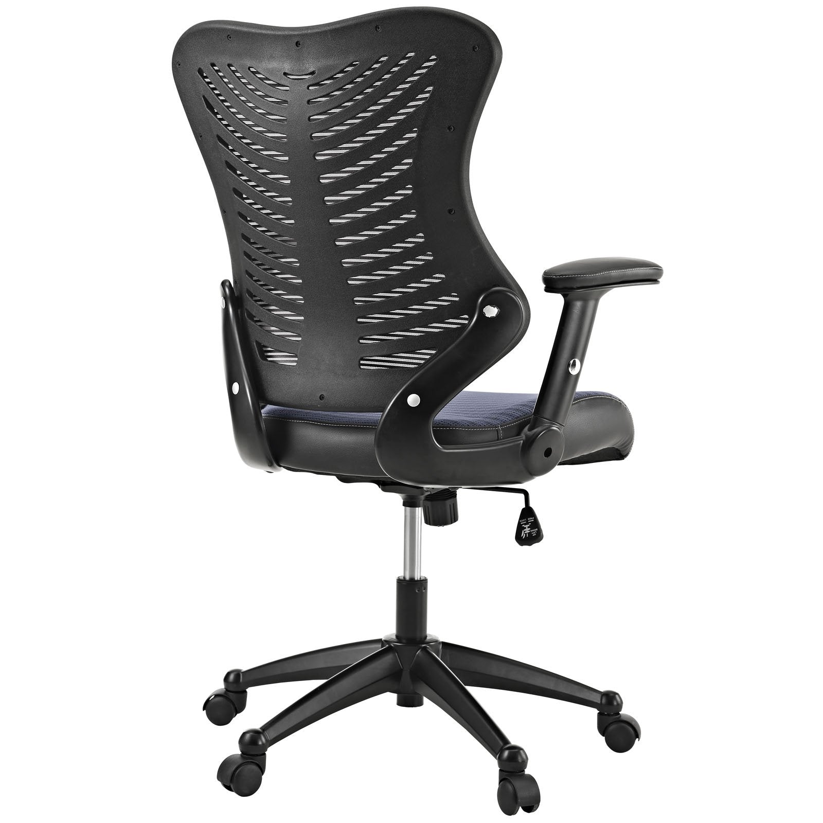 Modway Clutch Ergonomic Mesh Computer Desk Office Chair in Gray