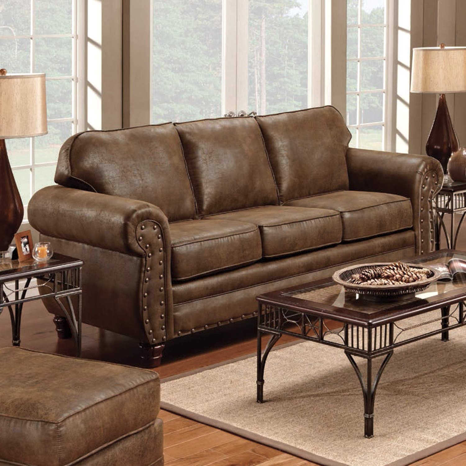 American Furniture Classics 4-Piece Sedona Set With Sofa/Loveseat/Chair/Ottoman