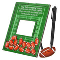 Yuntau Football Frame Coach Gift with Wood Chips Signature Pen Graduation Coach Frame Football Plate Plaque for Thank You Gift S
