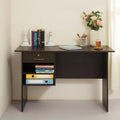 Green Soul Rhine Office Table For Home & Office, 4Ft Study Table With Lockable Drawer & 2 Shelves, Sturdy Build, Computer/Writin
