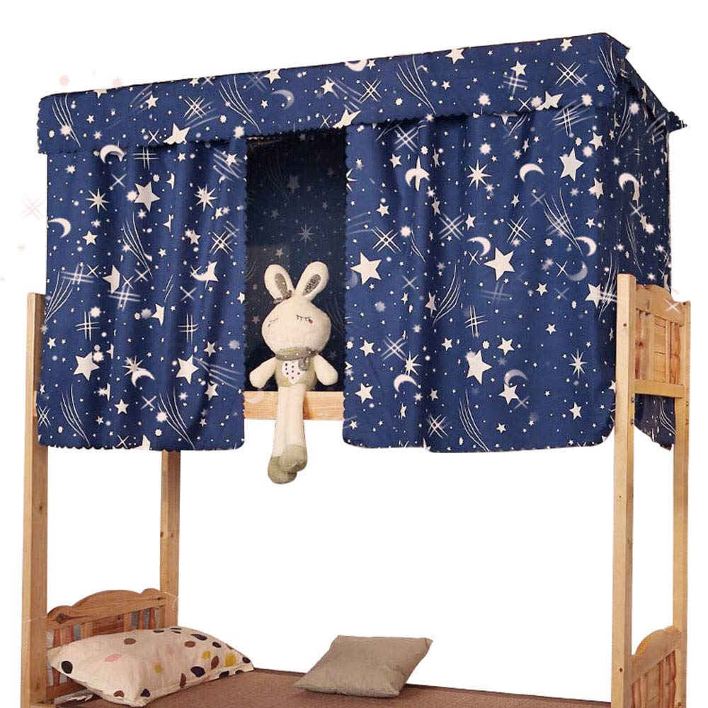 Heidi Galaxy Star Bed Canopy Single Sleeper Bunk Bed Curtain Student Dormitory Blackout Cloth Mosquito Nets Bedding Tent