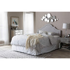 Baxton Studio Ritta Modern and Contemporary Upholstered Headboard Beige/Queen